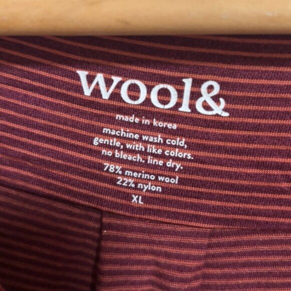 Wool& merino wool long sleeve dress - Picture 2 of 6